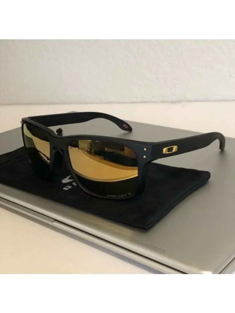 POLARIZED OAKLEY Holbrook Prizm 24k Sunglasses - Picture 2 of 9